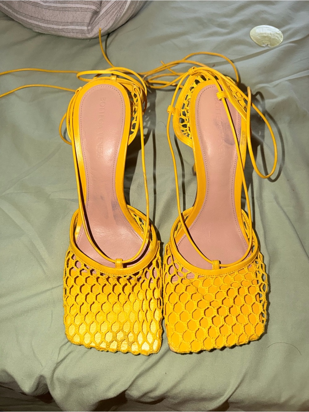 Bottega basket heels
